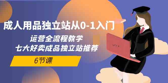 成人用品独立站从0-1入门，运营全流程教学，七大好卖成品独立站推荐（6节课）-满月文化项目库