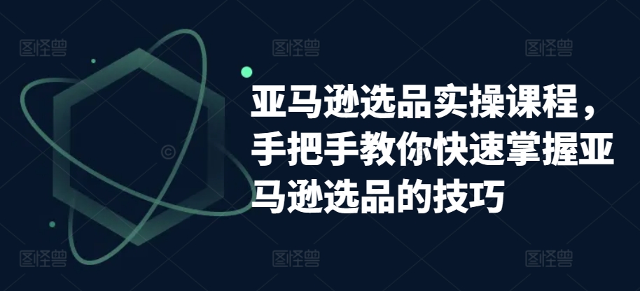 亚马逊选品实操课程，手把手教你快速掌握亚马逊选品的技巧-满月文化项目库