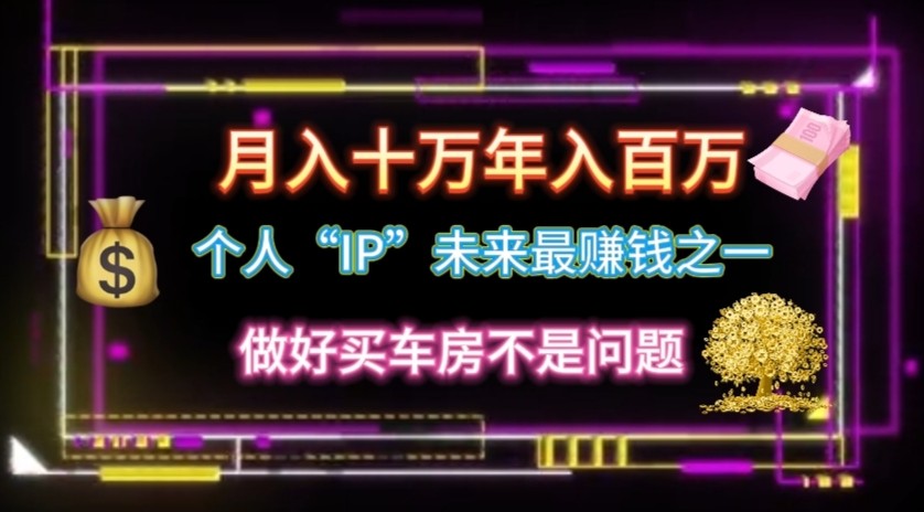 个人“ip”月入10w，年入100w-满月文化项目库