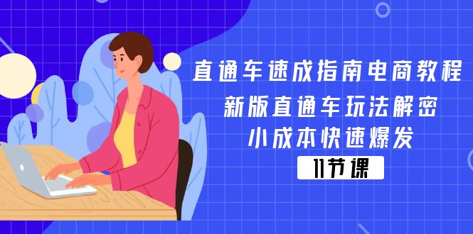 直通车 速成指南电商教程：新版直通车玩法解密，小成本快速爆发（11节）-满月文化项目库