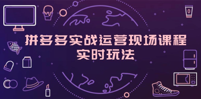 拼多多实战运营现场课程，实时玩法，爆款打造，选品、规则解析-满月文化项目库