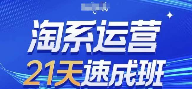 淘系运营21天速成班(更新24年8月)，0基础轻松搞定淘系运营，不做假把式-满月文化项目库